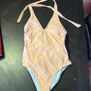 One piece bathing suit